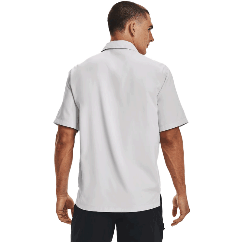 Camisa de botones de entrenador UA Motivator para hombre 