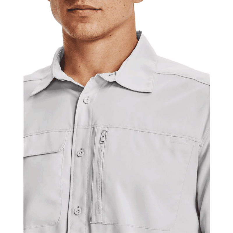 Camisa de botones de entrenador UA Motivator para hombre 