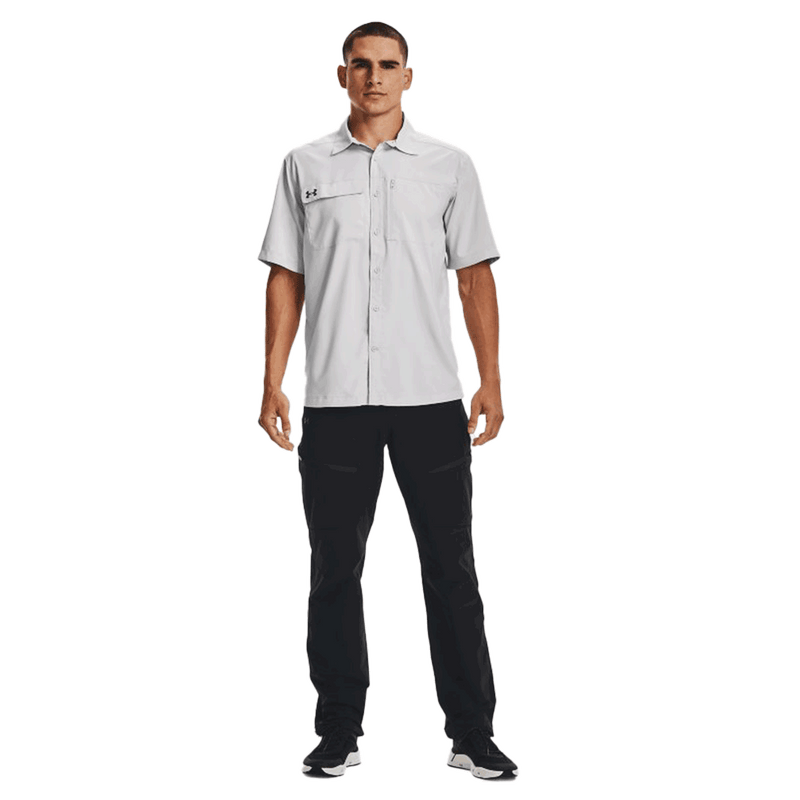 Camisa de botones de entrenador UA Motivator para hombre 
