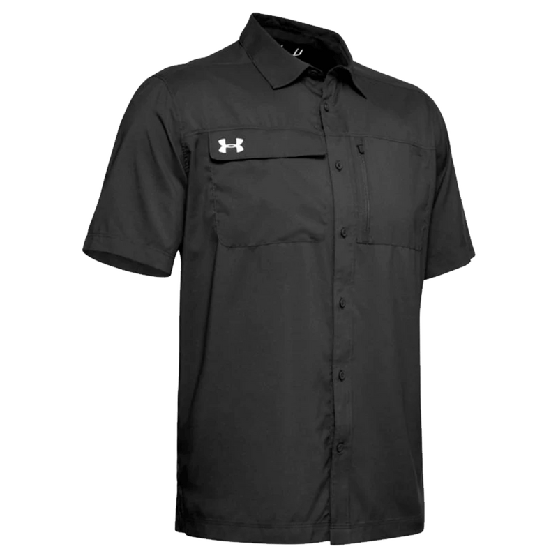 Camisa de botones de entrenador UA Motivator para hombre 