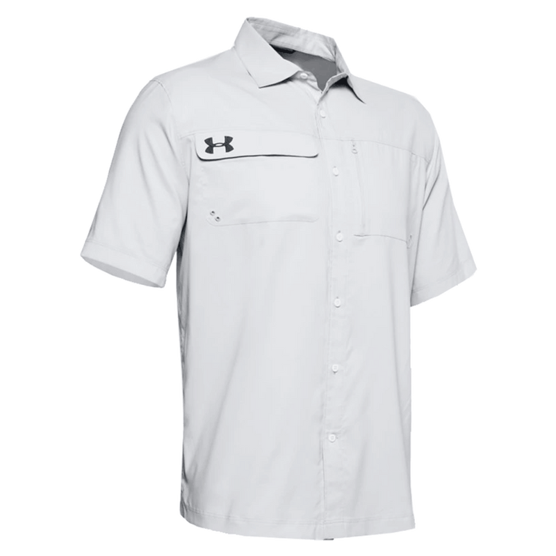 Camisa de botones de entrenador UA Motivator para hombre 