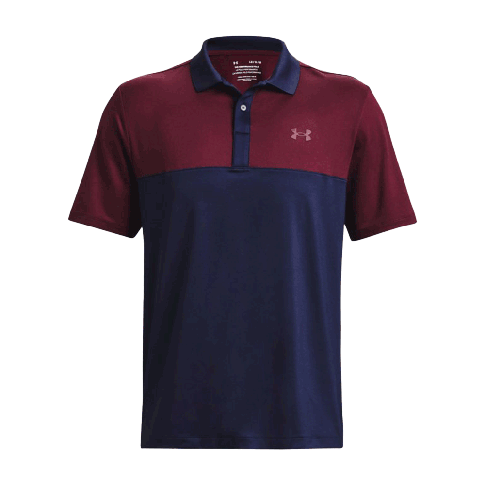Polo UA Perf 3.0 con bloques de color para hombre