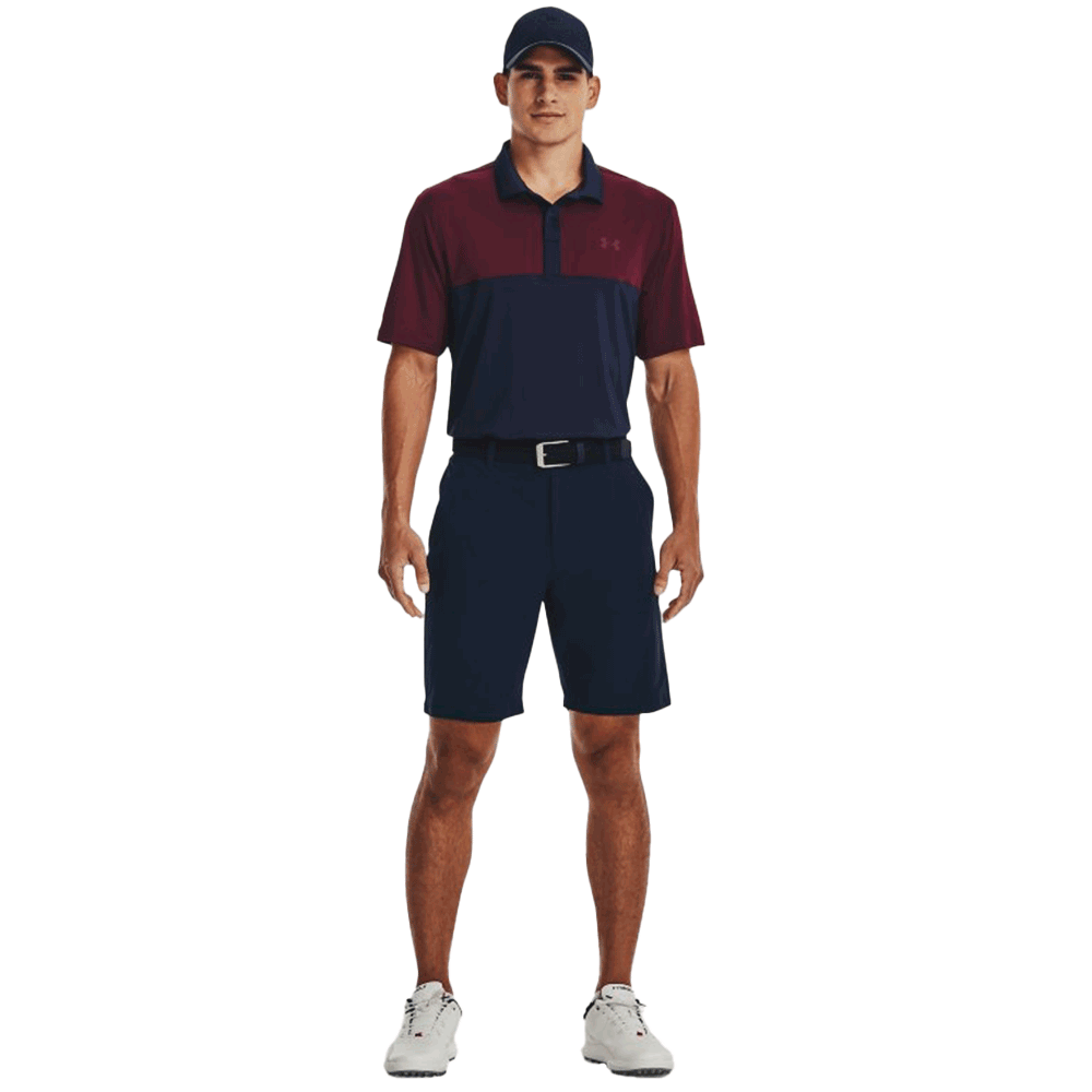 Polo UA Perf 3.0 con bloques de color para hombre