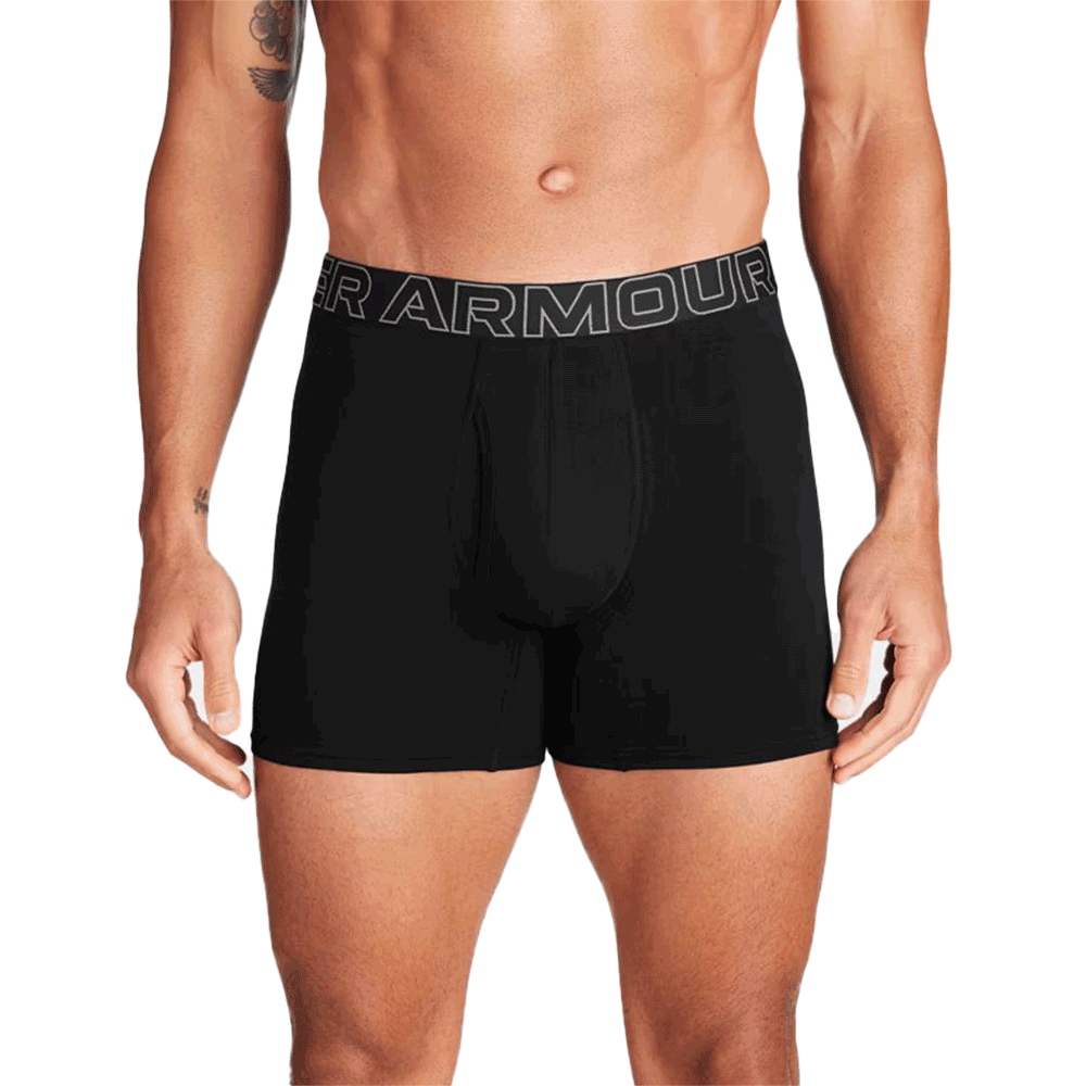 Boxerjock® de algodón de alto rendimiento UA para hombre, paquete de 3, de 6" 