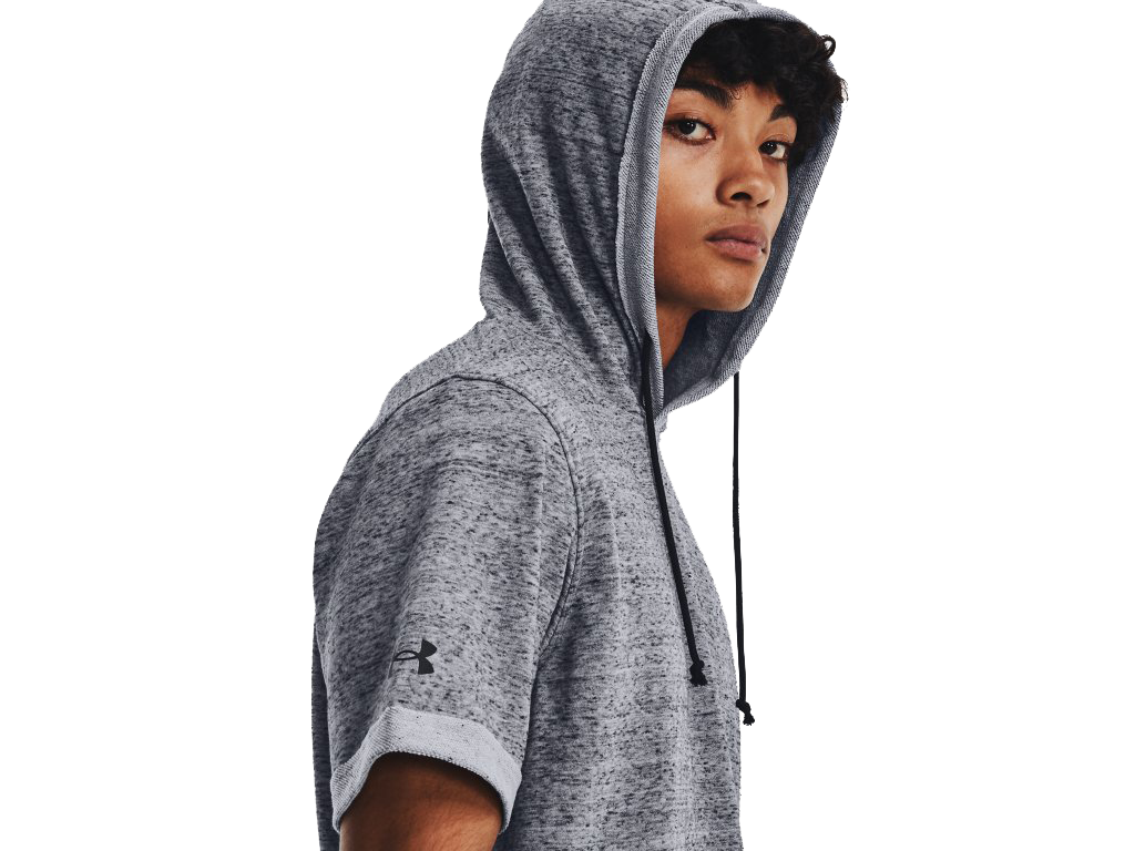 Under armour sportstyle short sleeve uploadable hoodie