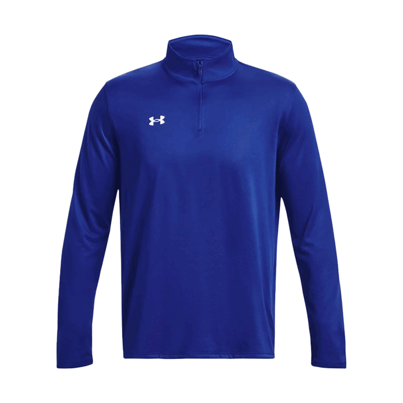 Camiseta técnica UA Team Tech de manga larga con cremallera de 1/4 para hombre