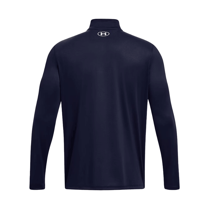 Camiseta técnica UA Team Tech de manga larga con cremallera de 1/4 para hombre