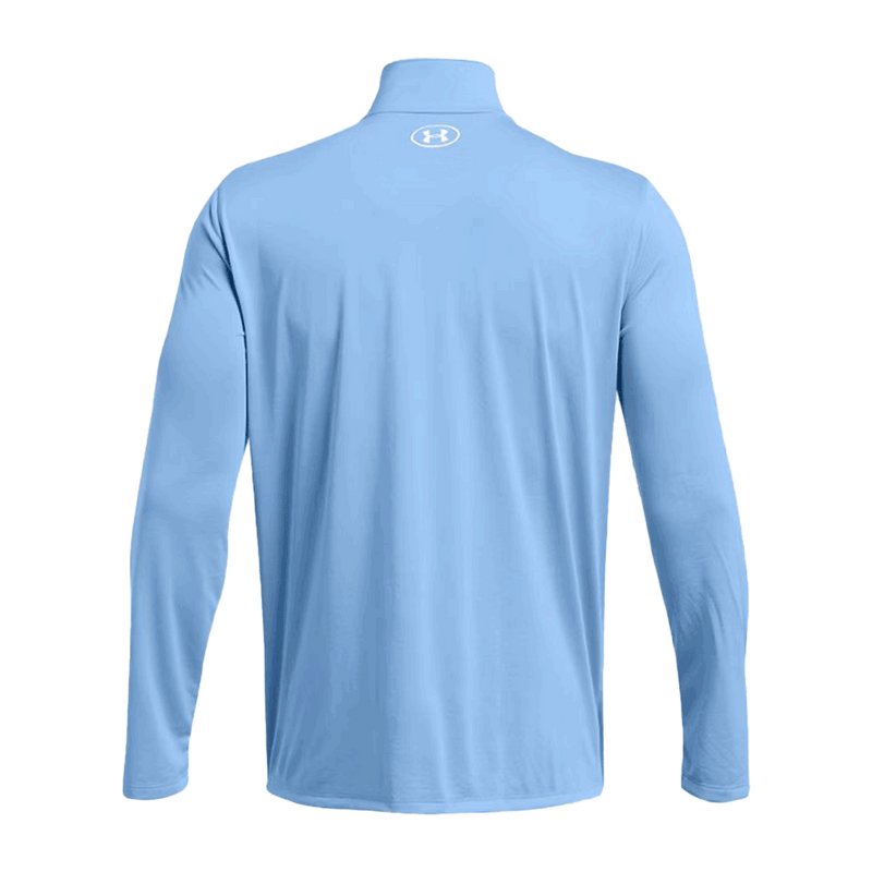 Camiseta técnica UA Team Tech de manga larga con cremallera de 1/4 para hombre