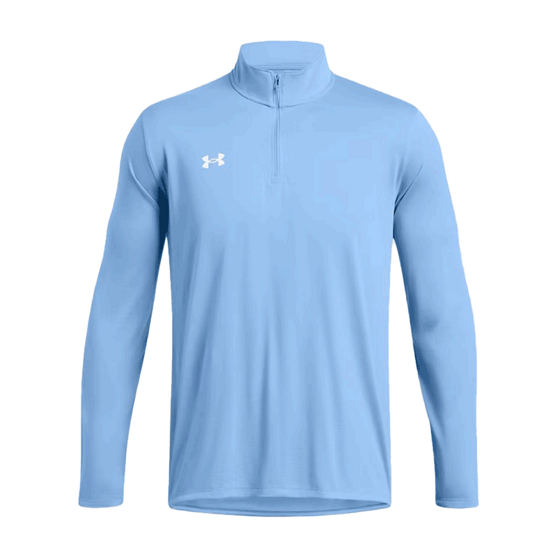 Camiseta técnica UA Team Tech de manga larga con cremallera de 1/4 para hombre