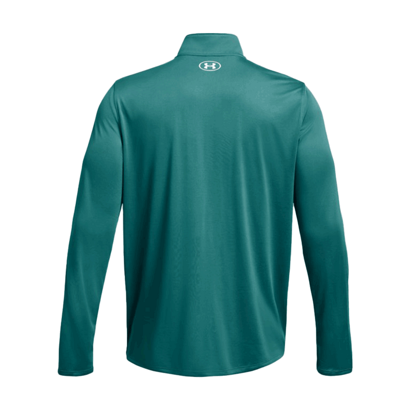 Camiseta técnica UA Team Tech de manga larga con cremallera de 1/4 para hombre