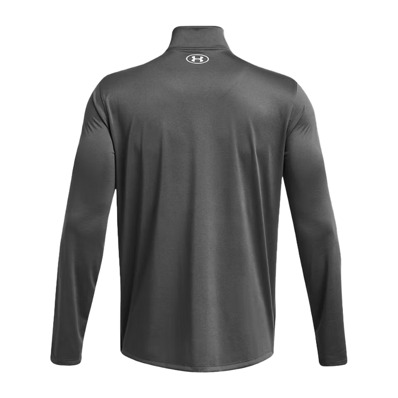 Camiseta técnica UA Team Tech de manga larga con cremallera de 1/4 para hombre