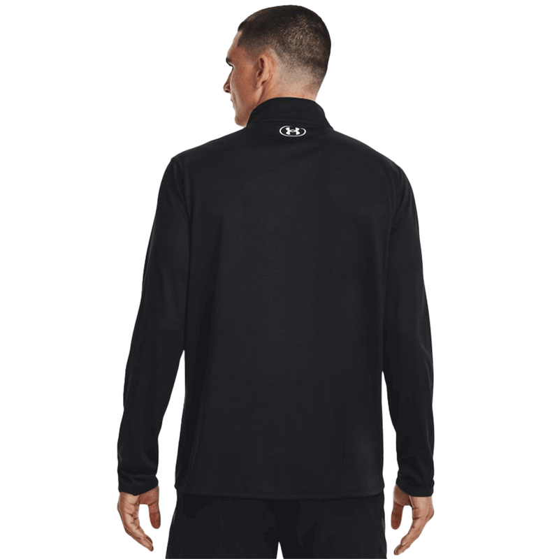 Camiseta técnica UA Team Tech de manga larga con cremallera de 1/4 para hombre