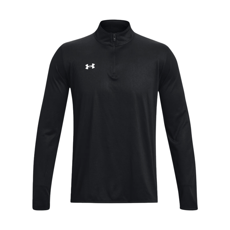 Camiseta técnica UA Team Tech de manga larga con cremallera de 1/4 para hombre