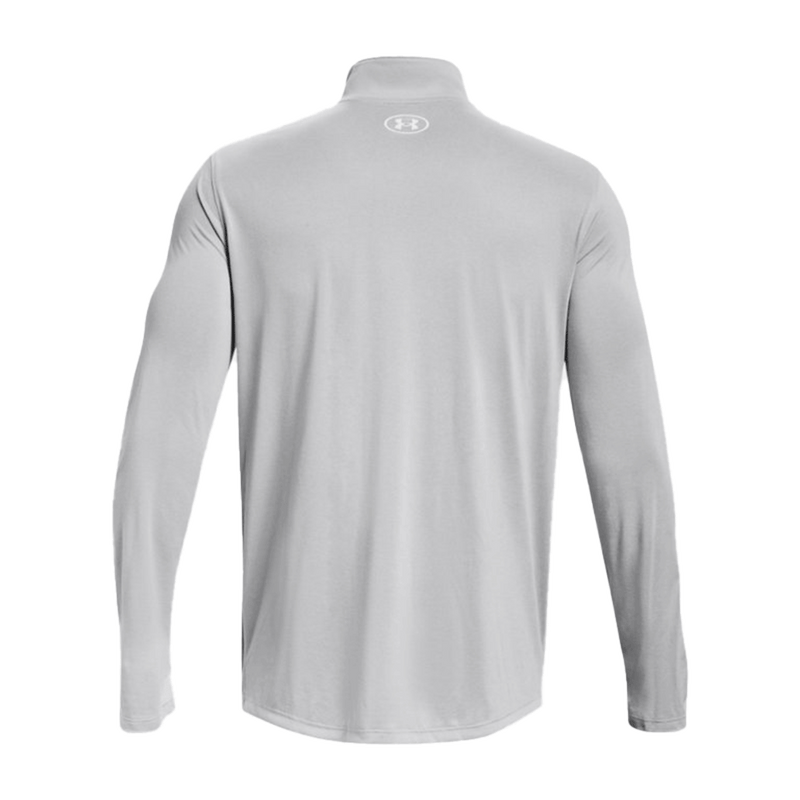 Camiseta técnica UA Team Tech de manga larga con cremallera de 1/4 para hombre
