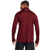 Camiseta técnica UA Team Tech de manga larga con cremallera de 1/4 para hombre