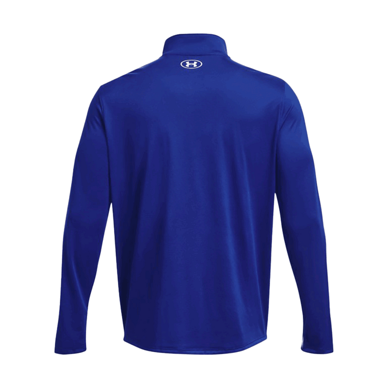 Camiseta técnica UA Team Tech de manga larga con cremallera de 1/4 para hombre