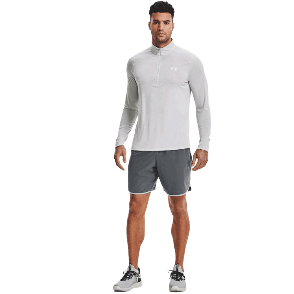 Camiseta de manga larga UA Tech™ con media cremallera para hombre 