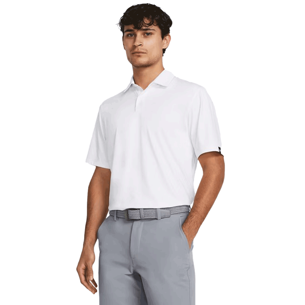 Polo verde UA para hombre 