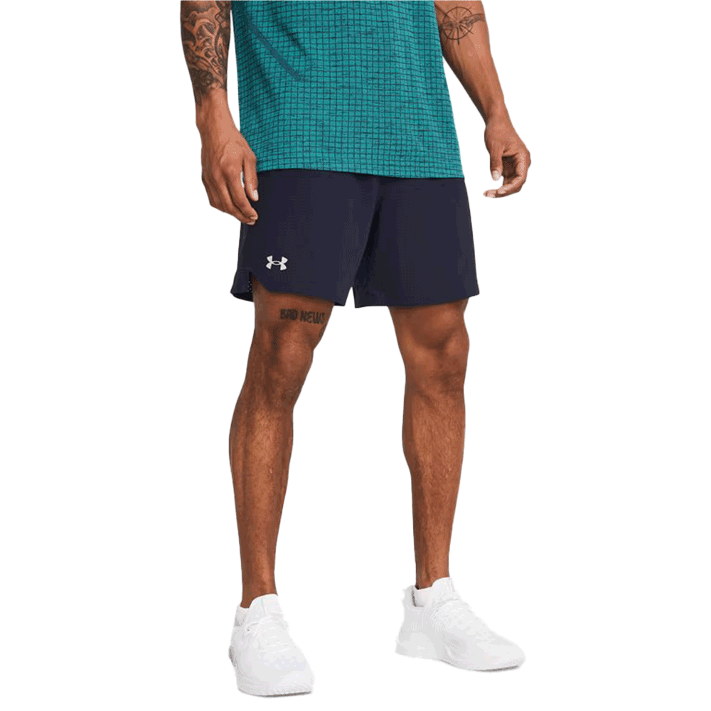Pantalones cortos tejidos Vanish de 6 pulgadas de UA para hombre 