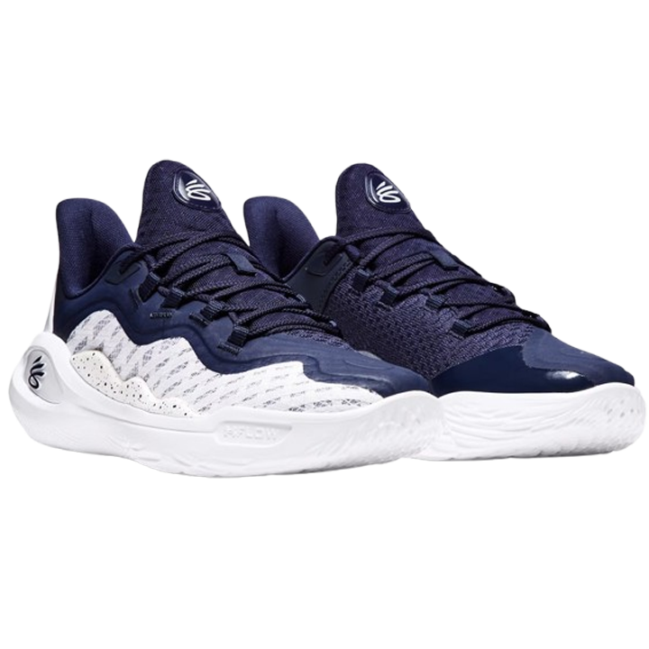 Navy under armour basketball shoes best sale