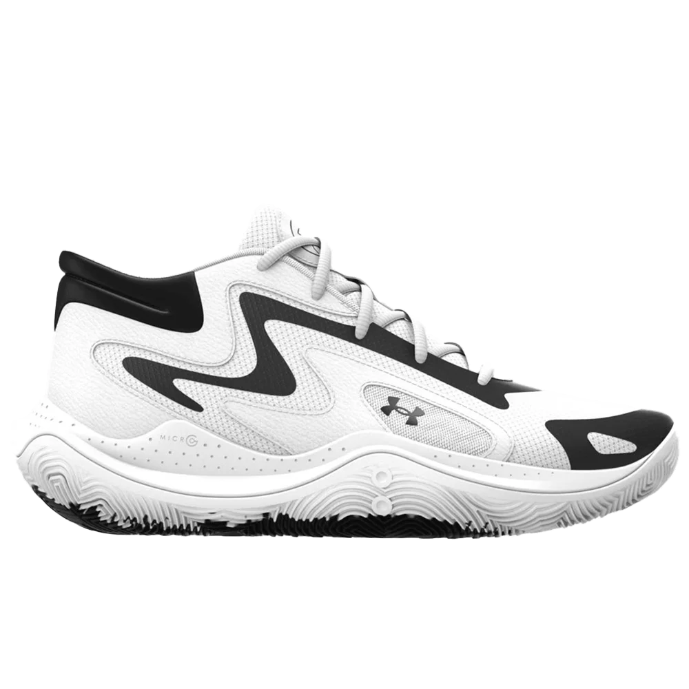 UAUnisexJet_25BasketballShoes White color