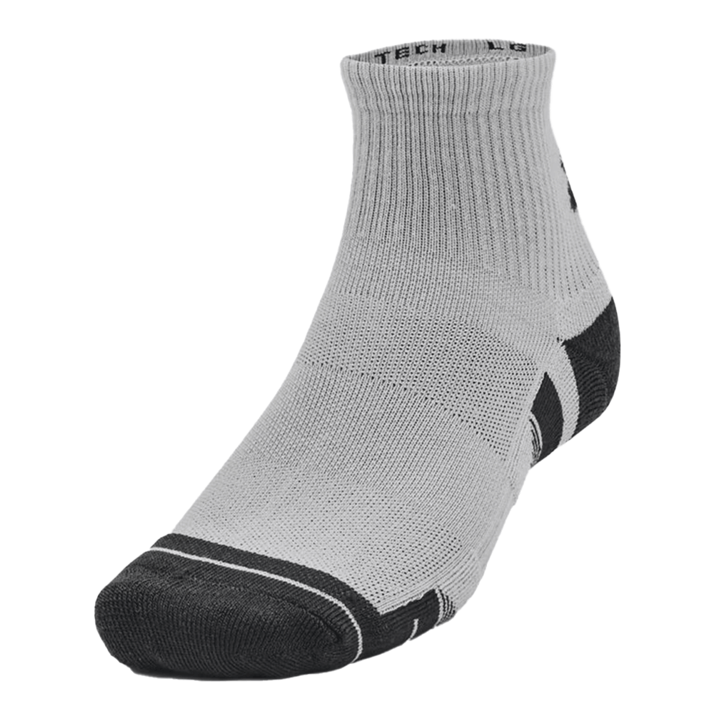 UA Unisex Performance Tech 3-Pack Quarter Socks
