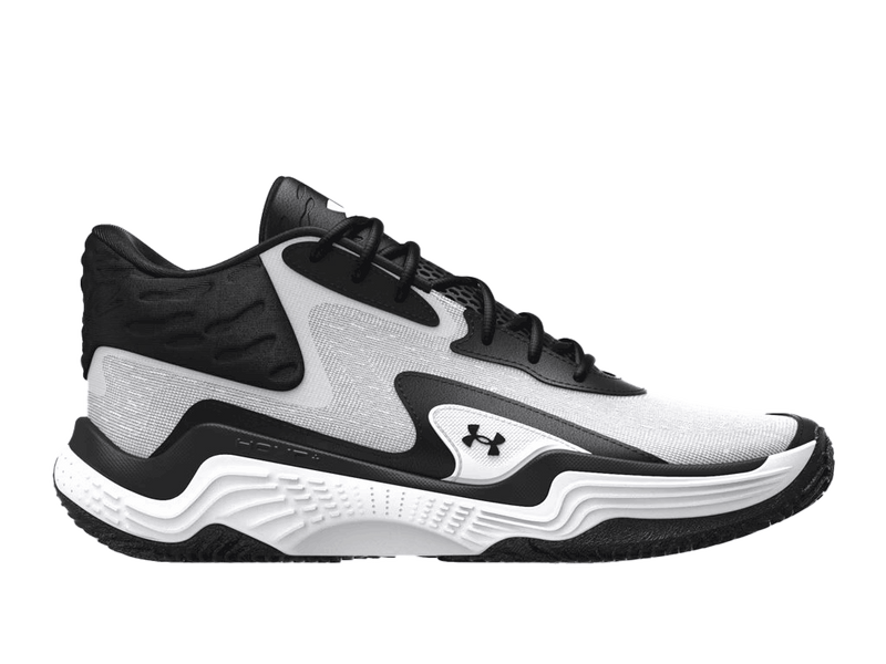 black and white basketball shoes