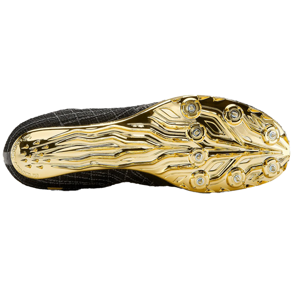 Blue and gold track spikes cheap