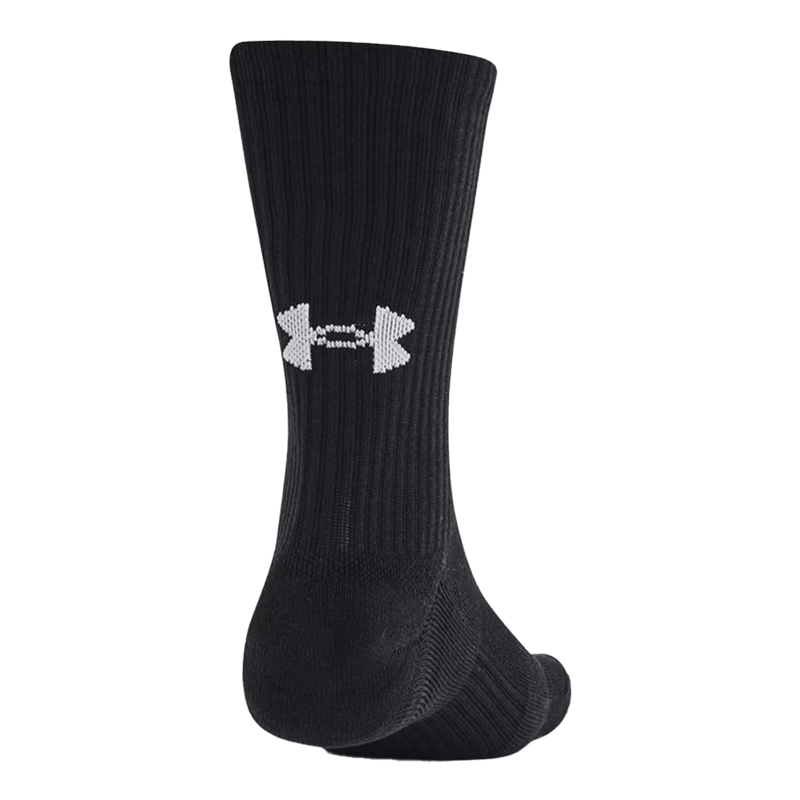 UA Unisex Training Cotton 6-Pack Crew Socks