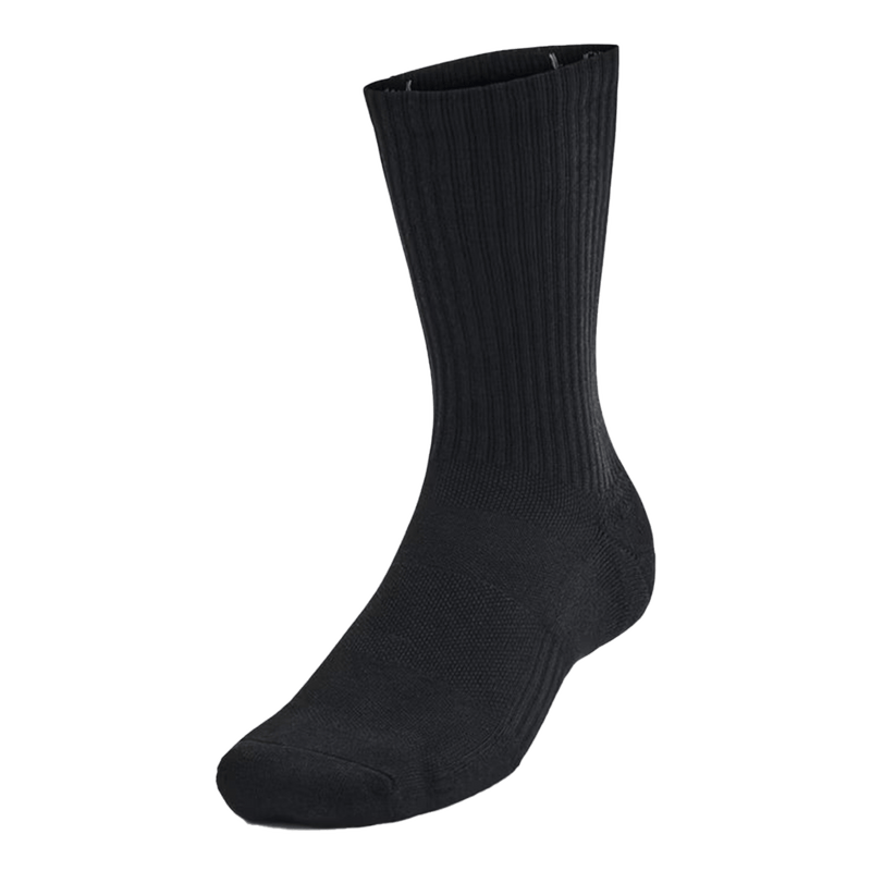 UA Unisex Training Cotton 6-Pack Crew Socks