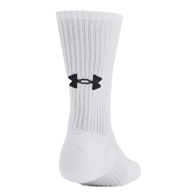 UA Unisex Training Cotton 6-Pack Crew Socks