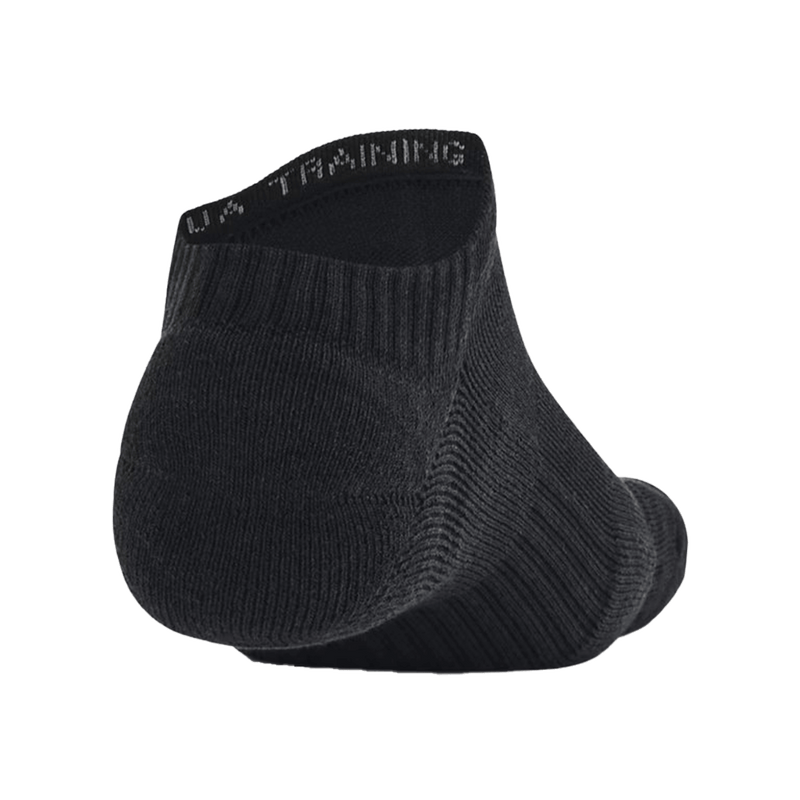 UA Unisex Training Cotton 6-Pack No Show Socks