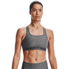 UA Women's Armour® Mid Crossback Heather Sports Bra