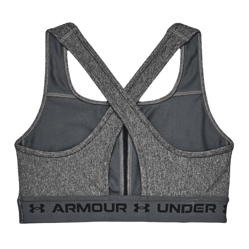 UA Women's Armour® Mid Crossback Heather Sports Bra