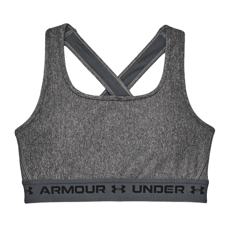 UA Women's Armour® Mid Crossback Heather Sports Bra