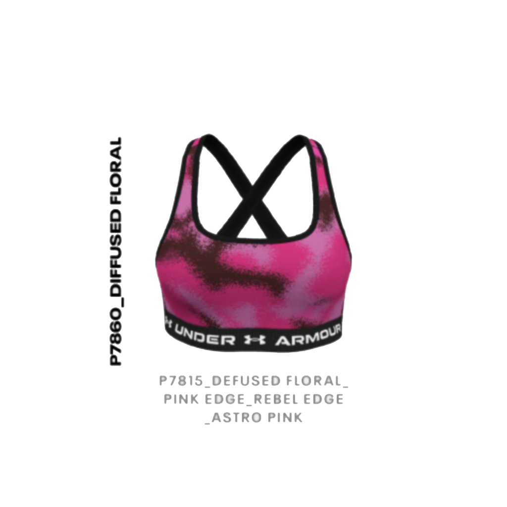 Sujetador deportivo con espalda cruzada UA Armour® para mujer 