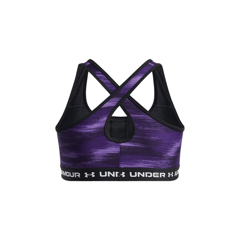 UA Women's Crossback Mid Printed Sports Bra