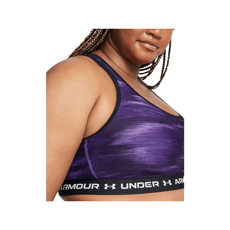 UA Women's Crossback Mid Printed Sports Bra