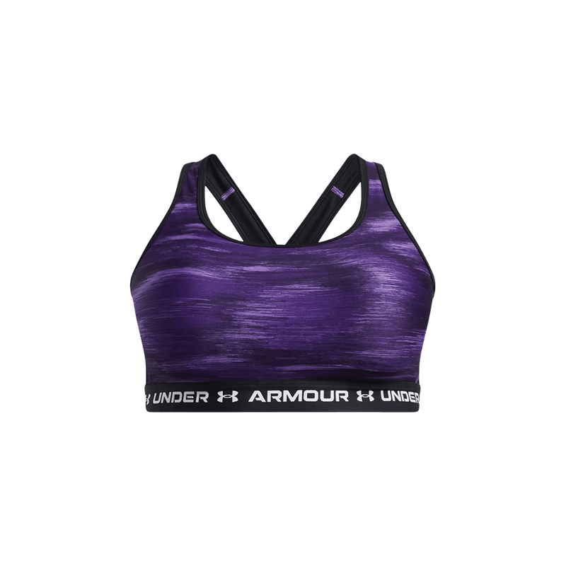 UA Women's Crossback Mid Printed Sports Bra