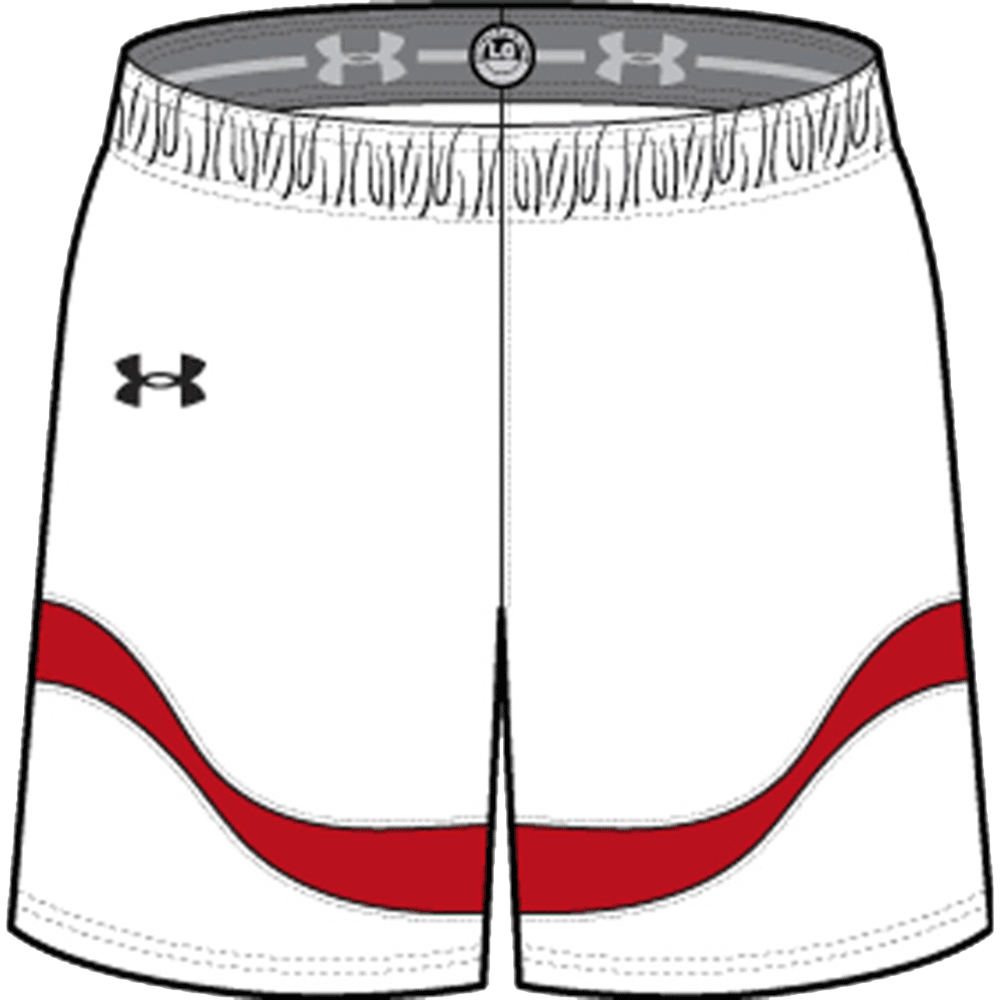 White / University Red / Black