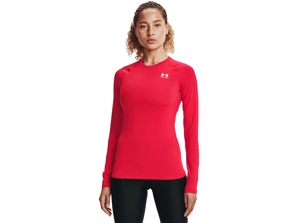Under Armour Women s Heatgear Compression Long Sleeve Shirt XL White