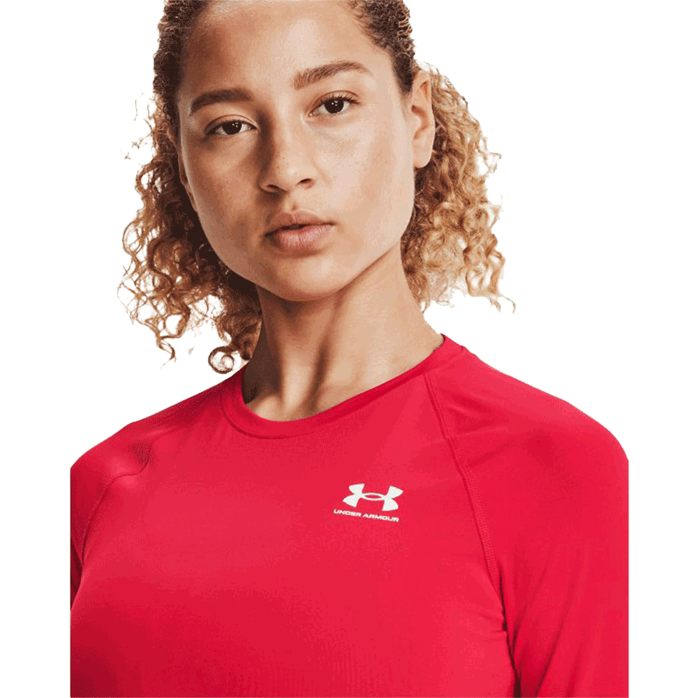 Red under armour long sleeve women's online