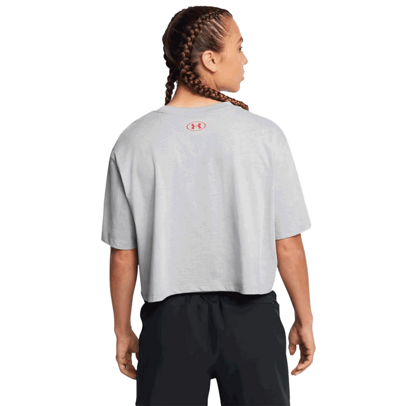 Camiseta de manga corta UA Make Noise para mujer 