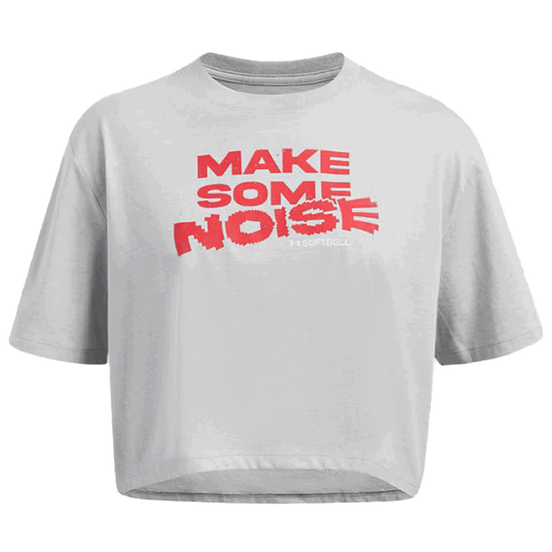 Camiseta de manga corta UA Make Noise para mujer 