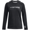 Sudadera con capucha de sóftbol para mujer de la UA 