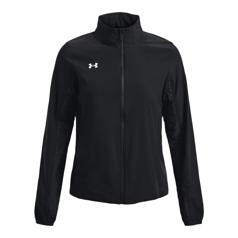 Chaqueta de calentamiento con cremallera completa UA Squad 3.0 para mujer 