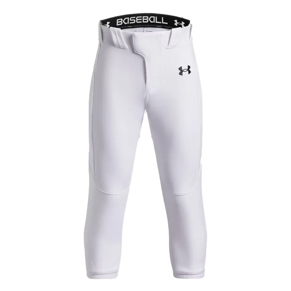 UA Boys Utility Elite Tweener Pants White Color