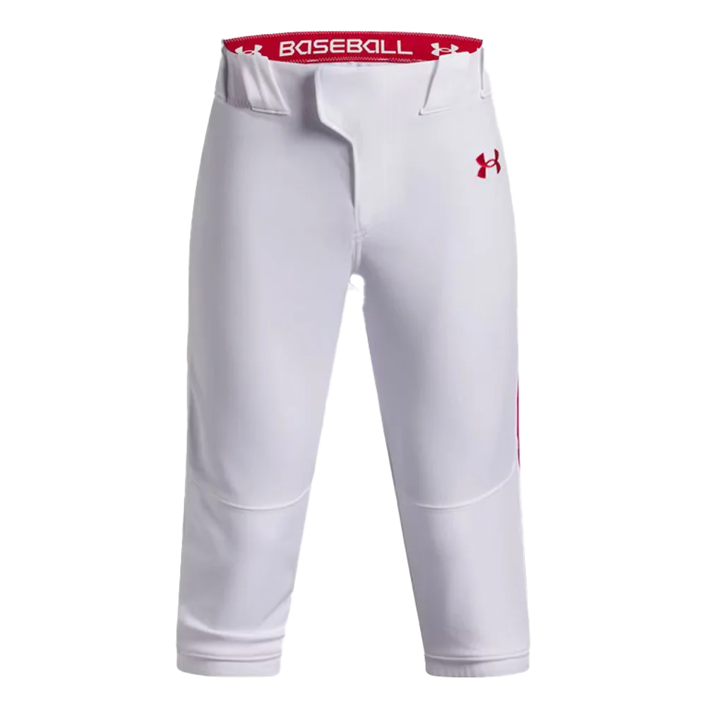 UA Boys Utility Pro Knicker Piped Pants Red Color.