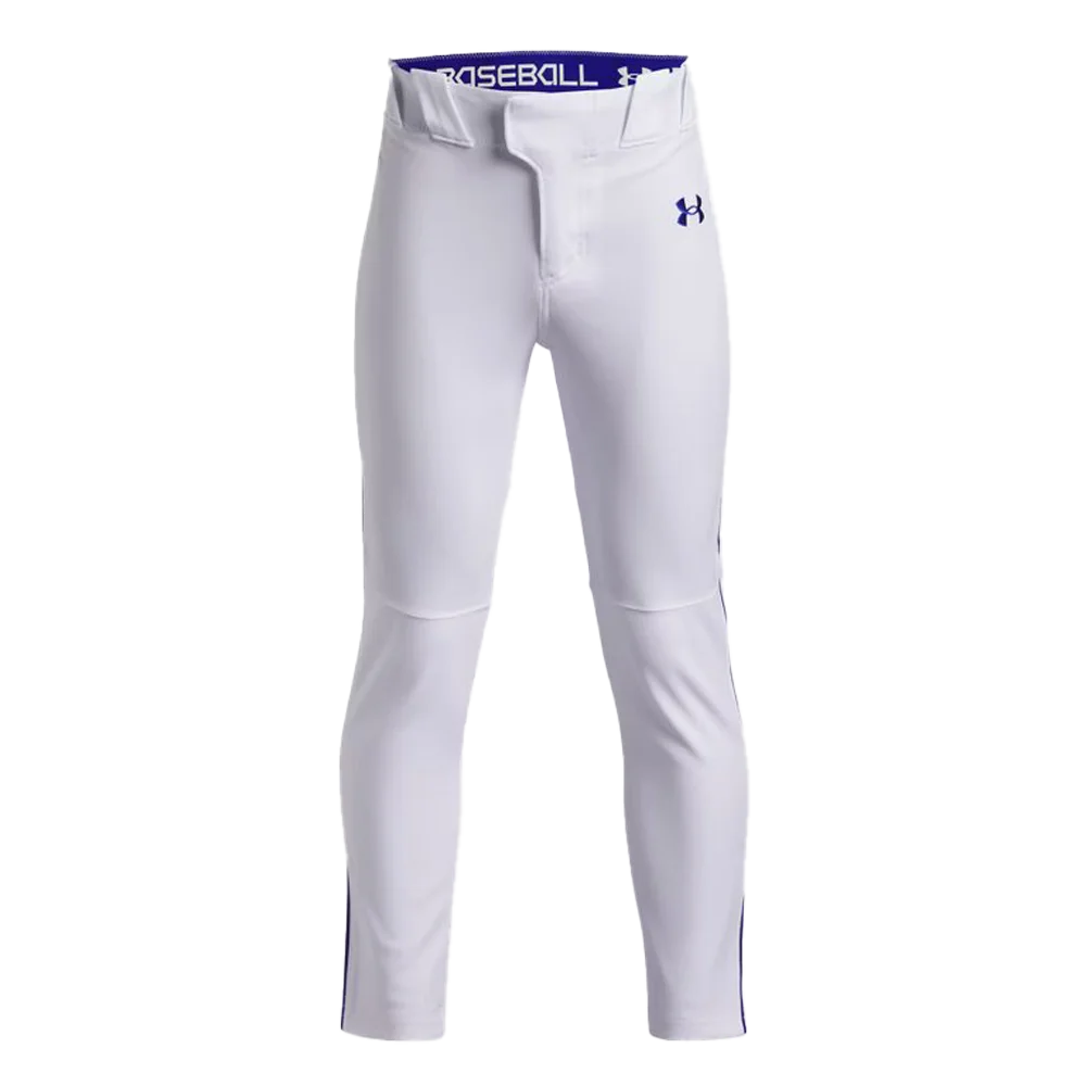 UA Boys Utility Pro Tapered Piped Pants Blue Color.