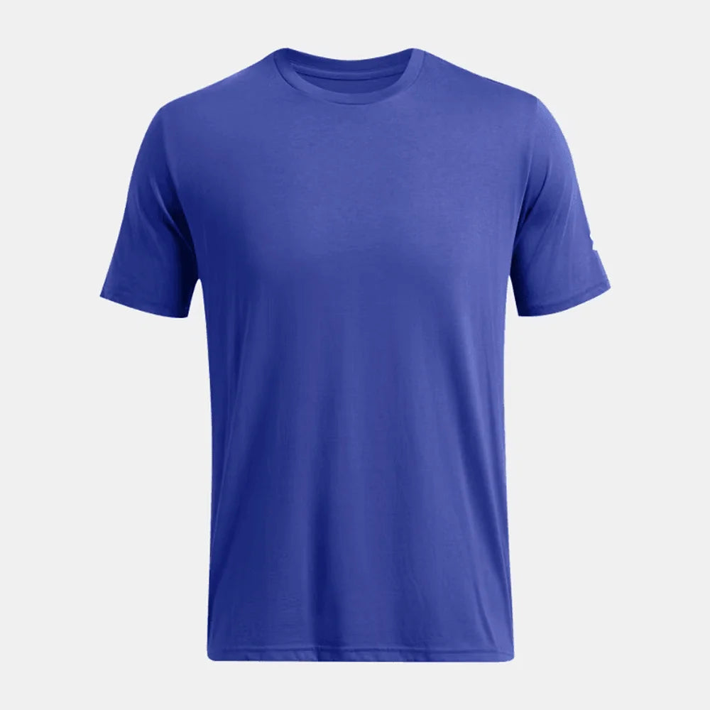 UA Men's Athletics Short Sleeve Blue Color